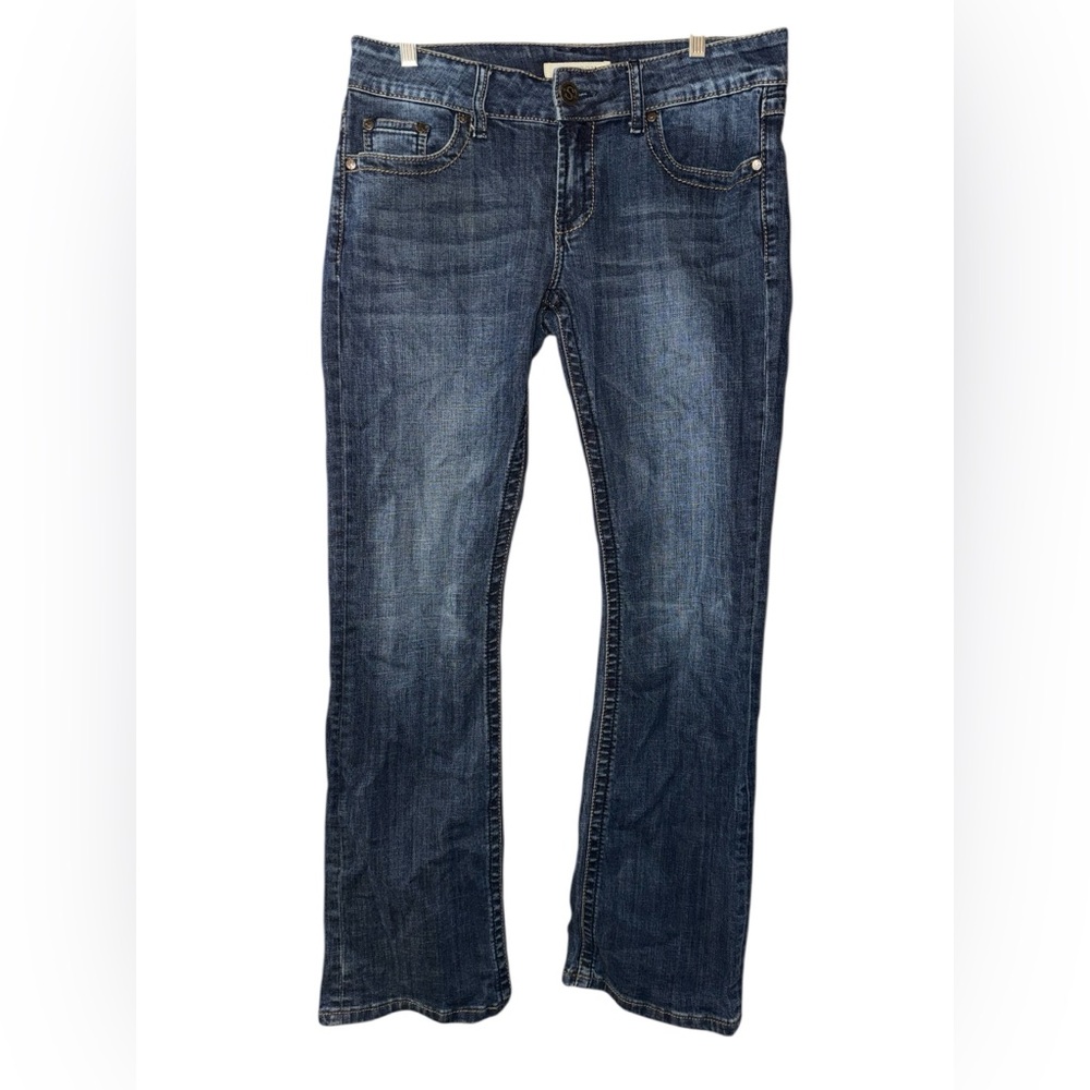 Stetson 818 Hollywood Bootcut Jeans Blue Denim Womens 12 Long